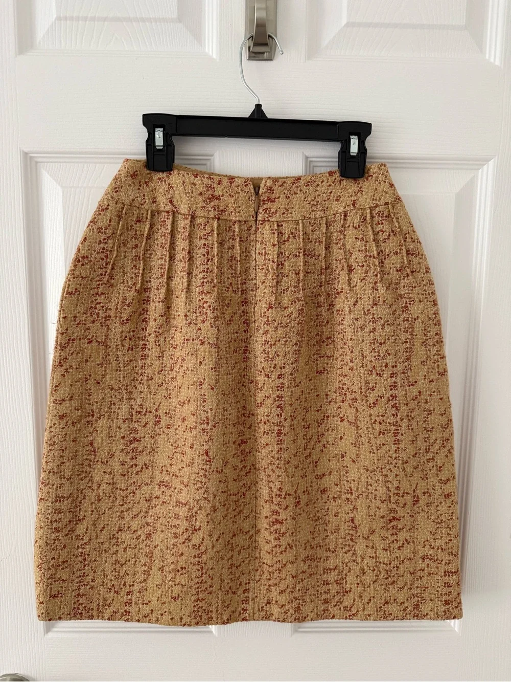 Chanel tweed midi skirt spring 2001 size 38